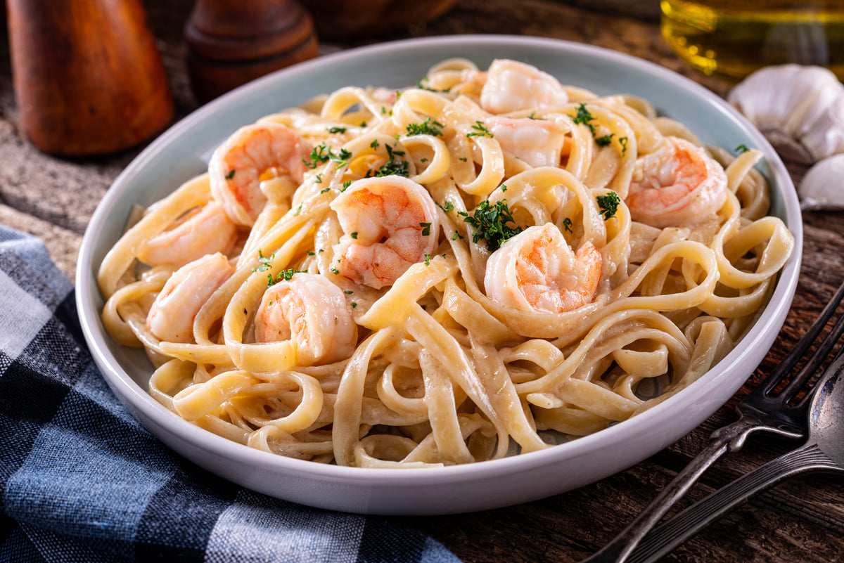 Lemon Pepper Shrimp Pasta – Johnny's Fine Foods