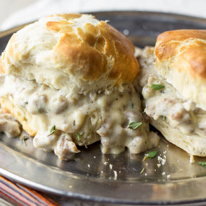 Biscuits and Bacon Gravy