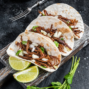 Slow Cooked Whiskey BBQ Tacos