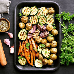 Grilled Lemon Pepper Veggies